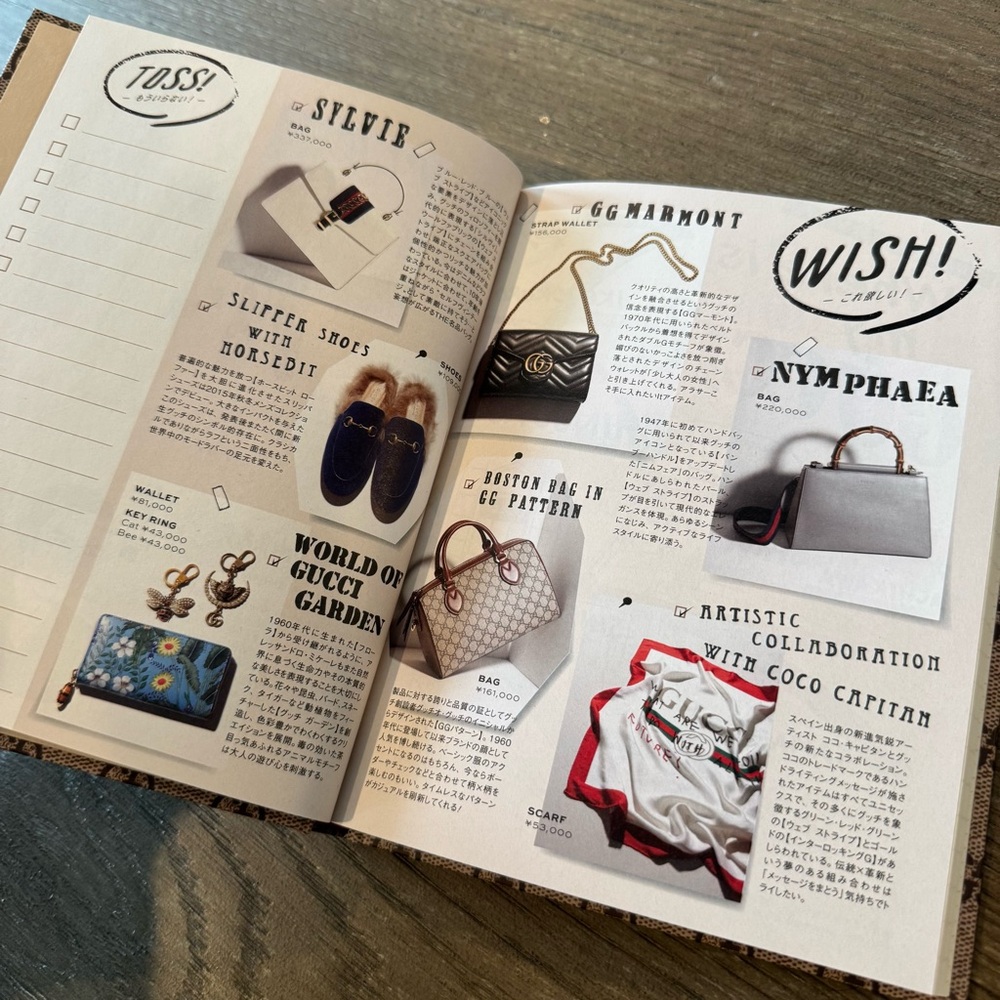 NIP “MY GUCCI BOOK” Journal Gucci x Oggi Magazine 2017 Japan Exclusive - Picture 12 of 16